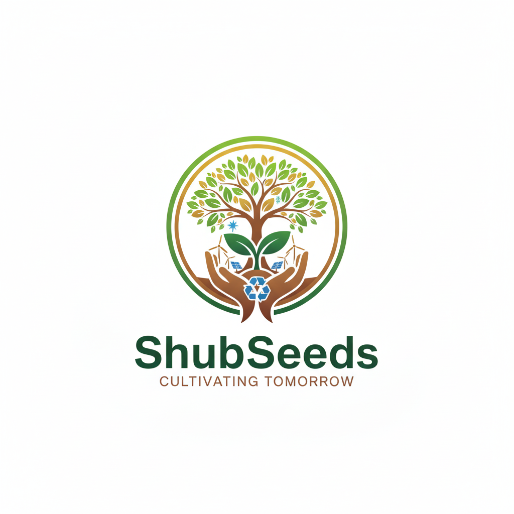 Icon representing a green and sustainable future.